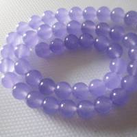 Purple Chalcedon Perlen 8 mm 6A  ein Strang Bild 5