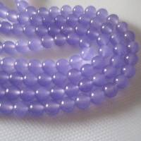 Purple Chalcedon Perlen 8 mm 6A  ein Strang Bild 6