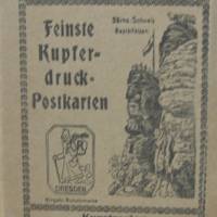 Heft mit 10  Karten -   Feinste Kupferdruck Postkarten - Bastei -Gebiet - Sächs. Schweiz Bild 1