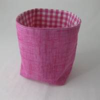 Utensilo pink klein aus Baumwolle Bild 2