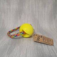 Moby Hunde Ball mit Seil Bild 1