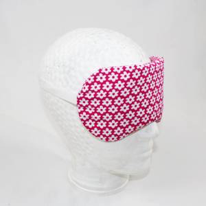 Schlafmaske, Schlafbrille pink fuchsia Reise-Zubehör Reise-Accessoire Spa-maske Augenbinde Bild 7