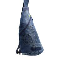 geräumiger Cross-Body-Bag aus Jeans-Upcycling Bild 2