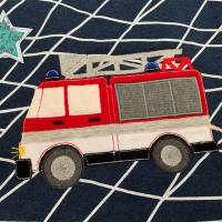 Doodle Stickdatei Feuerwehrauto Bild 3
