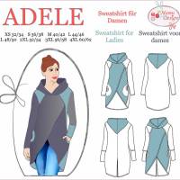 "ADELE" Langarmshirt Damen E-Book Schnittmuster von Mamu-Design Bild 1