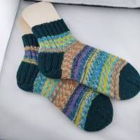 Socken Wollsocken Größe 40/41 Stricksocken Bild 3