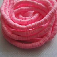 Katsuki Perlen, Polymer Clay, Scheiben 6 mm, ein Strang 4 Farben zur Auswahl Bild 3