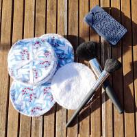 nachhaltige waschbare Kosmetikpads aus weicher Baumwolle - statt Wattepads zum Abschminken, Gesichtsreinigung -Pflege Bild 8