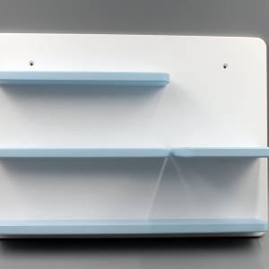 Toniebox Regal, Tonie Regal für ca. 25 Figuren tonie tonies  in weiß hellblau - groß - Magnetfunktion - BOX LINKS Bild 3