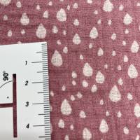 Dreieckstuch für Babys - als Halstuch oder Kopftuch ideal - 65 cm breit - rosa mit Tropfen Bild 2