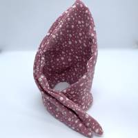 Dreieckstuch für Babys - als Halstuch oder Kopftuch ideal - 65 cm breit - rosa mit Tropfen Bild 4