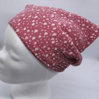 Dreieckstuch für Babys - als Halstuch oder Kopftuch ideal - 65 cm breit - rosa mit Tropfen Bild 8