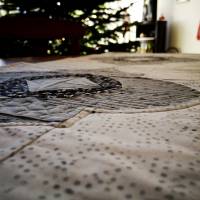 Tischläufer "Weihnachtsornament" für die Advent- und Weihnachtszeit Patchwork aus Baumwolle Einzelstück Bild 5
