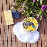 nachhaltige waschbare Kosmetikpads aus weicher Baumwolle - statt Wattepads zum Abschminken, Gesichtsreinigung -Pflege Bild 8
