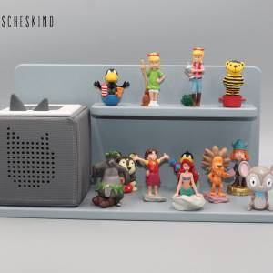 Stand Regal für Toniebox - Figuren tonie tonies  in grau - BOX LINKS - mit Magnetfunktion - Kinderzimmer Bild 2