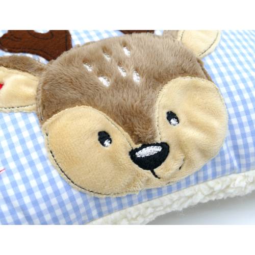 Kuschelkissen Rentier Rednose Elch Reh Rudolph Nikolaus - Weihnachten- Geburtskissen - Kissen mit Namen