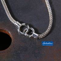Armband "Mutter" feine Silberfuchsschwanzkette, Bikerschmuck Bild 4