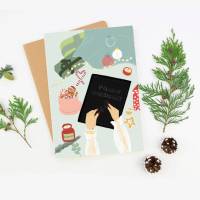 Weihnachtskarte "Frohe Weihnachten" | Christmas Karte | Postkarte Advent |  Weihnachtsgrüße | Grußkarte Weihnach Bild 1