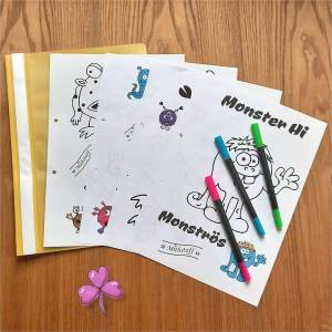 Plotterdatei - Monsterchen - Monster - SVG - DXF - Datei für Kinder - Monsterparty - monströs Bild 6