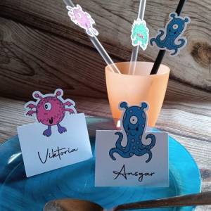 Plotterdatei - Monsterchen - Monster - SVG - DXF - Datei für Kinder - Monsterparty - monströs Bild 9