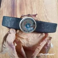 Pusteblume Armband schwarz Kork Perle verstellbar Bild 3