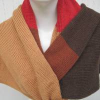 Männerschal Damenschal gestrickter Schal mit Alpaka für Herbst und Winter ➜ Bild 3
