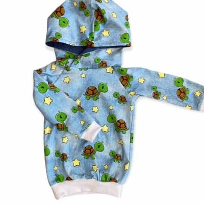 Kinder Kapuzen-Shirt  Schildkröte Gr. 74