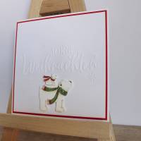 Weihnachtskarte "Eisbär" aus der Manufaktur Karla Bild 3
