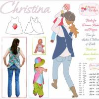 "CHRISTINA" E-Book Schnittmuster Schürzenkleid von Mamu-Design Bild 1