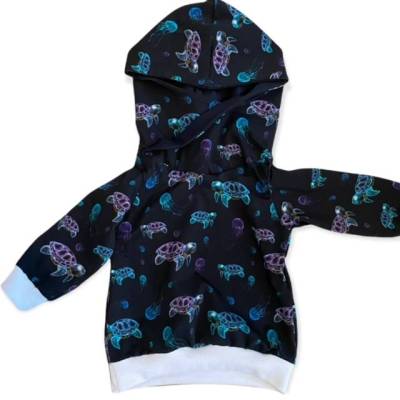Kinder Kapuzen-Shirt  Schildkröte Gr. 80