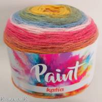 150 Gramm Multicolor- Garn von KATIA in herbstlichen Farbverläufen Paint LL 540 m Bild 2