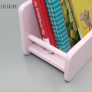 Kinderregal - Bücherregal für Kinder rosa , Wandregal, Montessori skandinavisch Bild 4