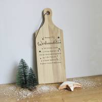 Dekoschild aus Holz "Rezept für Weihnachten" zum Hinstellen aus der Manufaktur Karla Bild 5