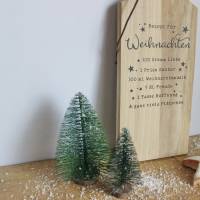 Dekoschild aus Holz "Rezept für Weihnachten" zum Hinstellen aus der Manufaktur Karla Bild 8
