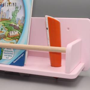 Tip Toi Regal  - rosa Buche - Bücherregal für TipToi Bücher und Stift – Stifthalter von Kölscheskind Bild 3