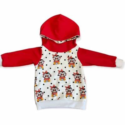 Kinder Hoodie  Eule Gr. 80