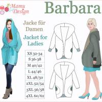 "BARBARA" Schnittmuster-E-Book Jacke Mantel von Mamu-Design Bild 1