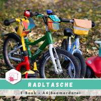 Schnittmuster Lenkertasche für Kinderfahrräder, Roller, Laufrad, Rutschauto und Co. Bild 1