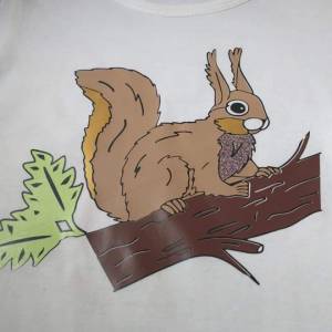 Plotterdatei - Eichhörnchen - Hörnchen - SVG - DXF - Datei Bild 6