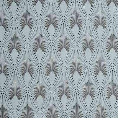 AU Maison Wachstuch Oilcloth Chrysler-Dusty - Turquoise Oeko-Tex Standard 100 ( 1m/18,-€)