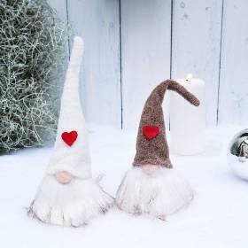 Weihnachtsdeko Wichtel 2 Farben