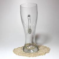 Bierglas Bierkrug aus geschliffenem Kristallglas Bild 2