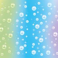 Metallic Bordüre: Meerjungfrau - Wasserblasen - Regenbogen - mit Perlmutt-Effekt - 18 cm Höhe Bild 4