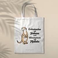 Erdmännchen mit Spruch Bild 1