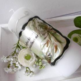 TRAUERKERZE * GEDENKKERZE * BEISETZUNG * BEERDIGUNG * ROSENMOTIV * INDIVIDUELLE BESCHRIFTUNG *