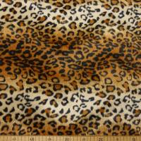  Fellimitat Leopard groß/dunkel Fell Plüsch Webpelz (1m/9,-€) Bild 3