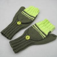 Klapphandschuhe Marktfrauenhandschuhe Musikerhandschuhe aus Baumwolle Größe S ➜ Bild 2