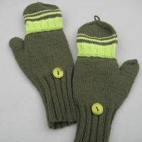 Klapphandschuhe Marktfrauenhandschuhe Musikerhandschuhe aus Baumwolle Größe S ➜ Bild 4