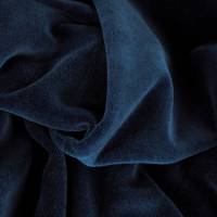 Nicki Stoff uni dunkelblau Oeko-Tex Standard 100 (1m/12,-€) Bild 2