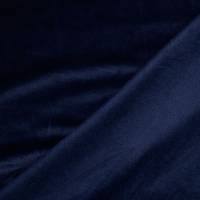 Nicki Stoff uni dunkelblau Oeko-Tex Standard 100 (1m/12,-€) Bild 3